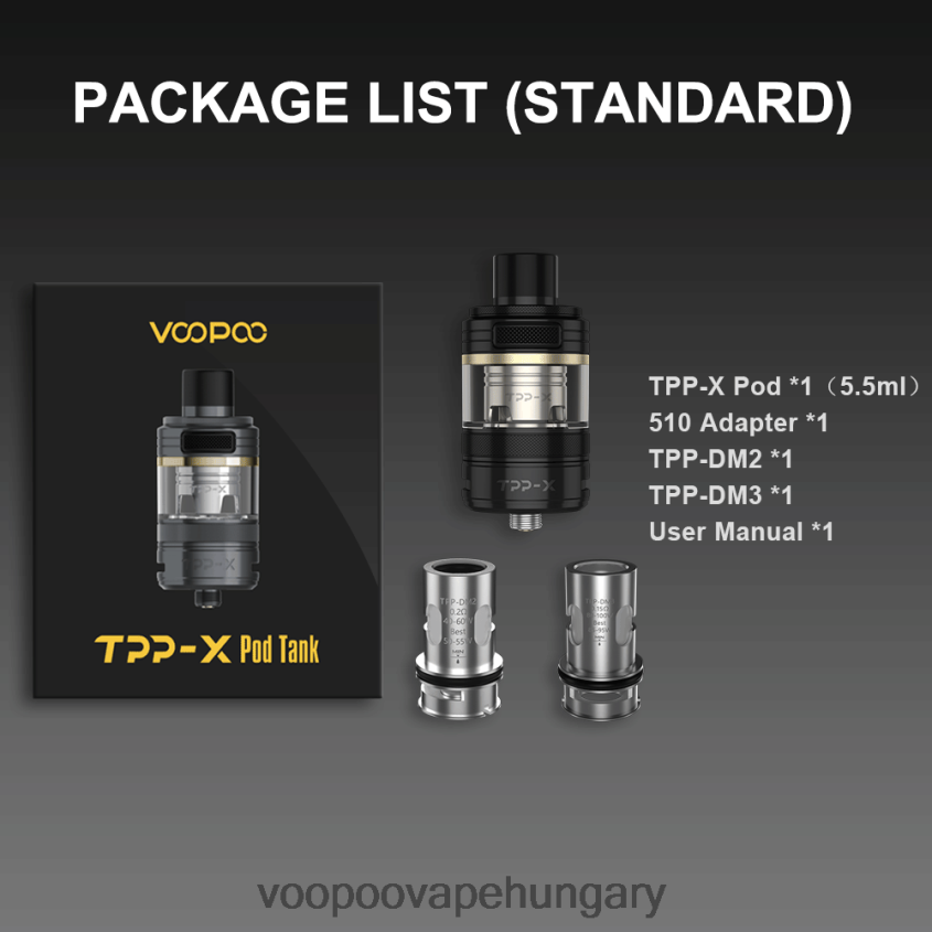 VOOPOO TPP X pod tank szivárvány Z0646H514 VOOPOO Vape Store