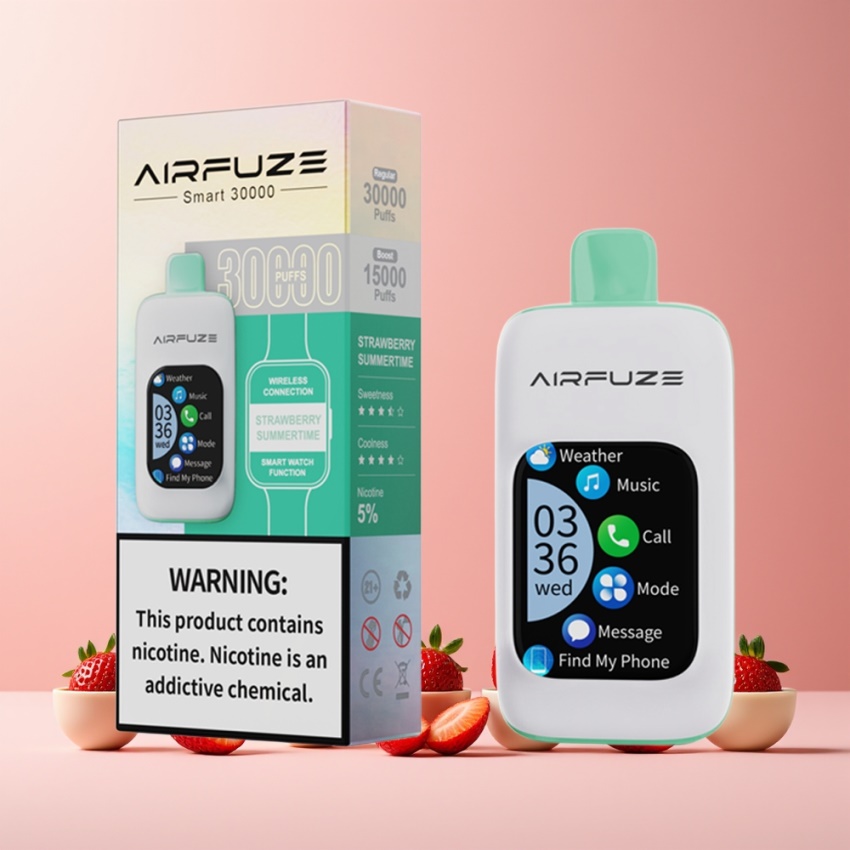 AirFuze Smart 30000 Puffs magyar nagykereskedés 5% Nikotin Eper Nyár