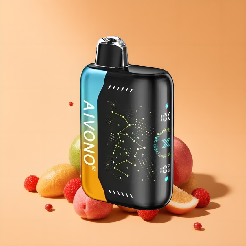 Aivono AIM BOOM 25000 Puffs 5% nikotin Málna Barack Lime magyar nagykereskedés