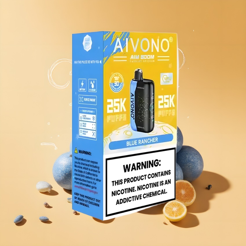 Aivono Aim Boom 25000 Puffs magyar nagykereskedés Kék Rancher 650mAh