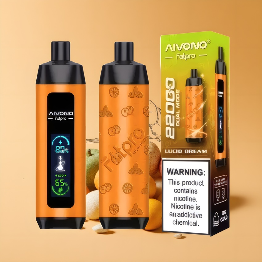 Aivono Aim Fatpro 22000 Puffs Magyar Nagykereskedés 5% Nikotin Átlátszó Álom