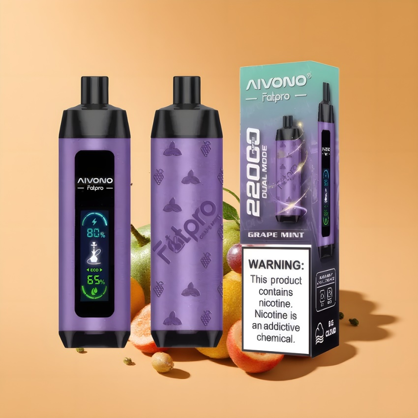 Aivono Aim Fatpro 22000 Puffs magyar nagykereskedés 5% Nikotin Szőlő Menta