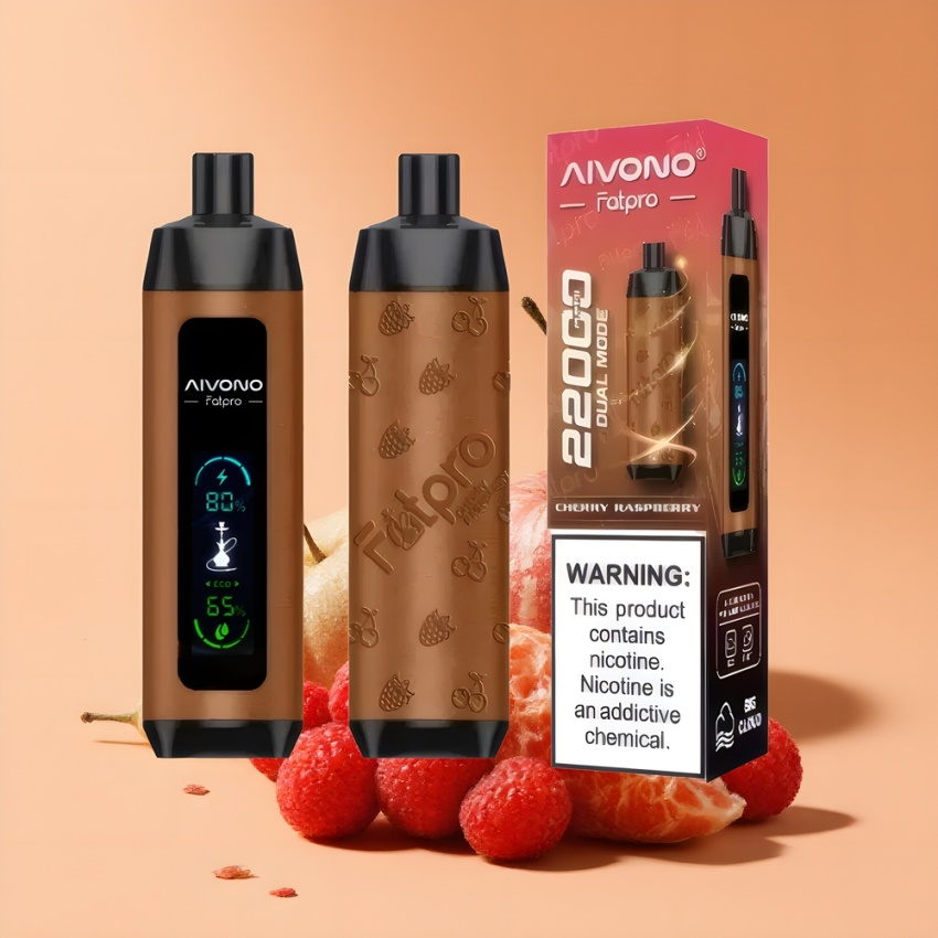 Aivono Aim Fatpro 22000 Puffs magyar nagykereskedés Cseresznye Málna 5% Nicotine
