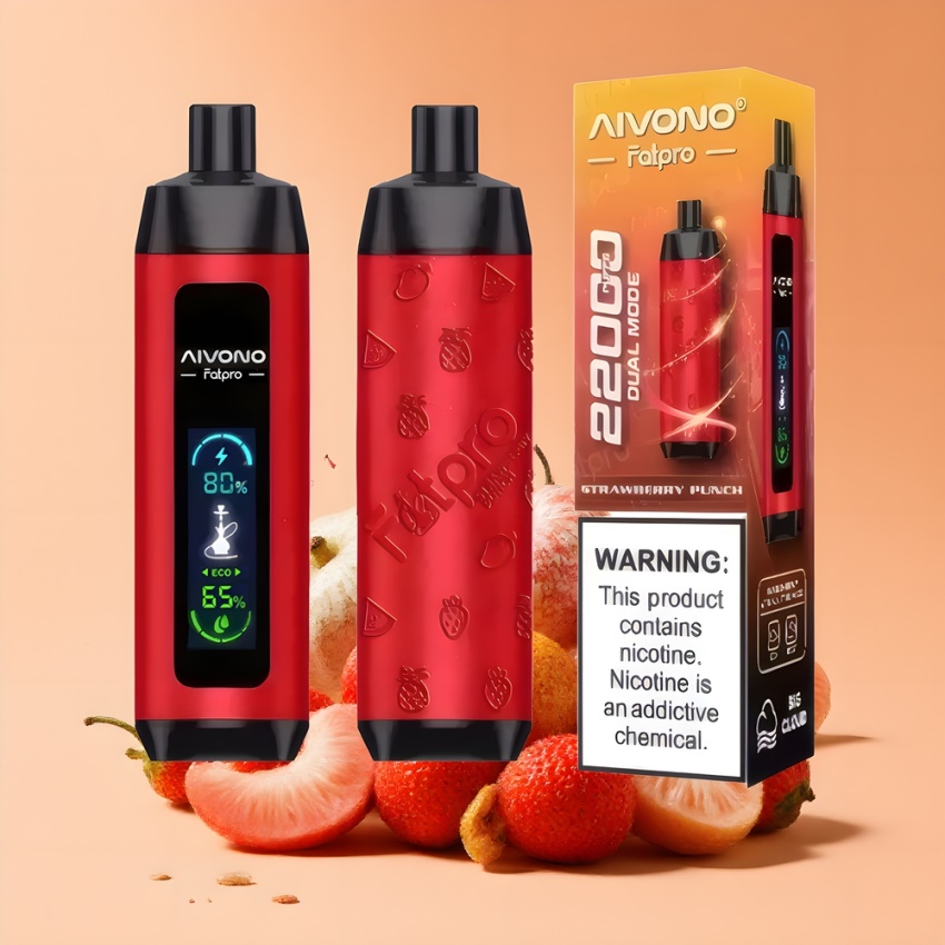 Aivono Aim Fatpro 22000 Puffs magyar nagykereskedés Eretmes Eper Punch 5% Nikotin