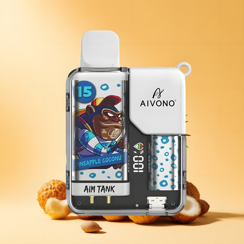 Aivono Aim Tank 9500 Puffs 18ml magyar nagykereskedés Ananász-Kókusz