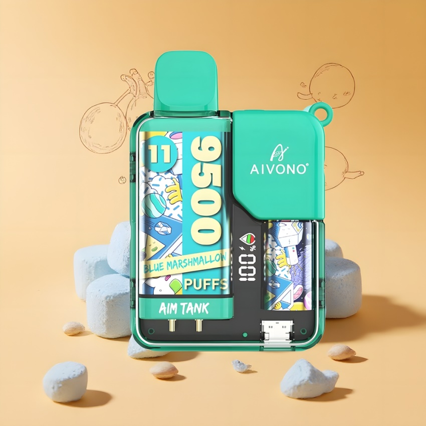 Aivono Aim Tank 9500 Puffs magyar nagykereskedés Kék Mályvacukor 650mAh