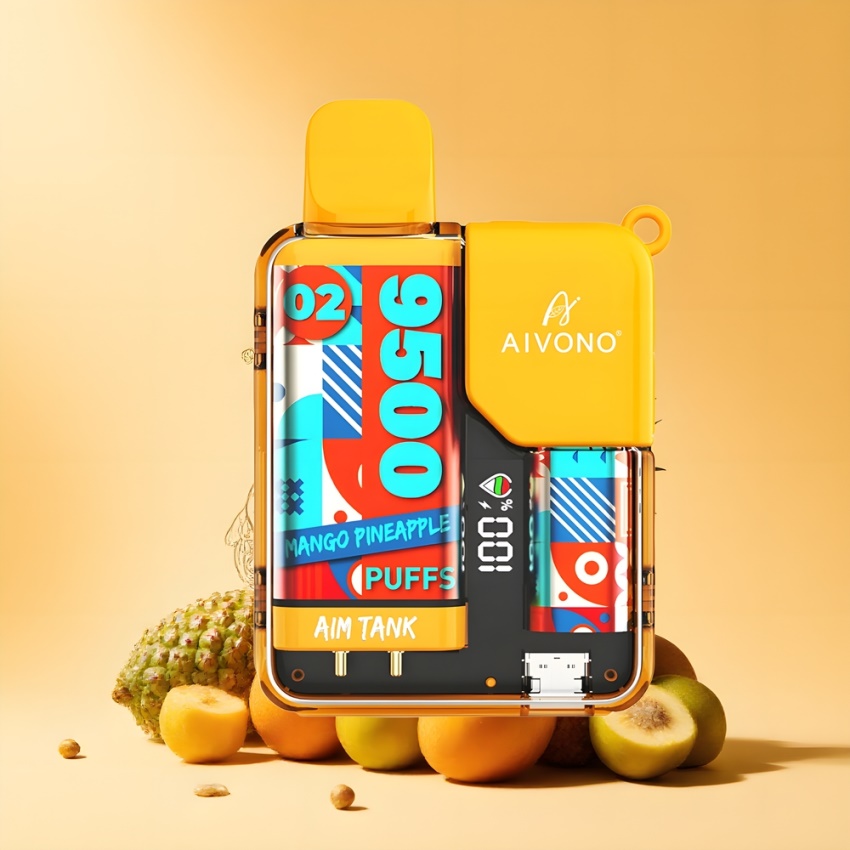 Aivono Aim Tank 9500 Puffs magyar nagykereskedés Manga-Ananász 18ml LCD