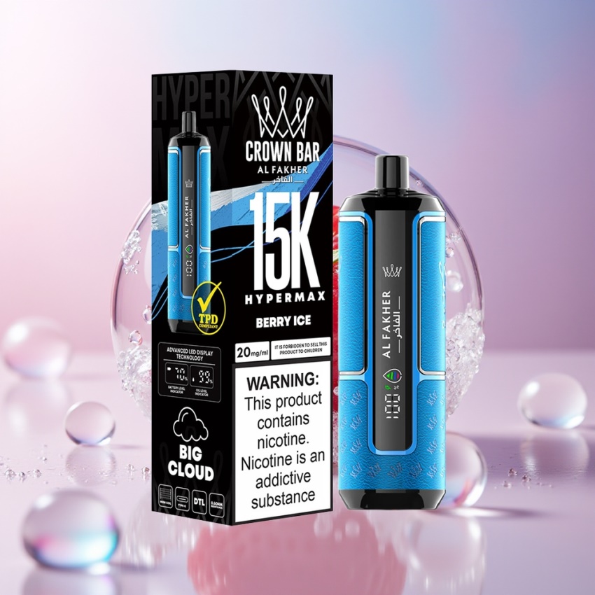 Al Fakher Crown Bar 15K Hypermax 22ml magyar nagykereskedés Bogyós Jég