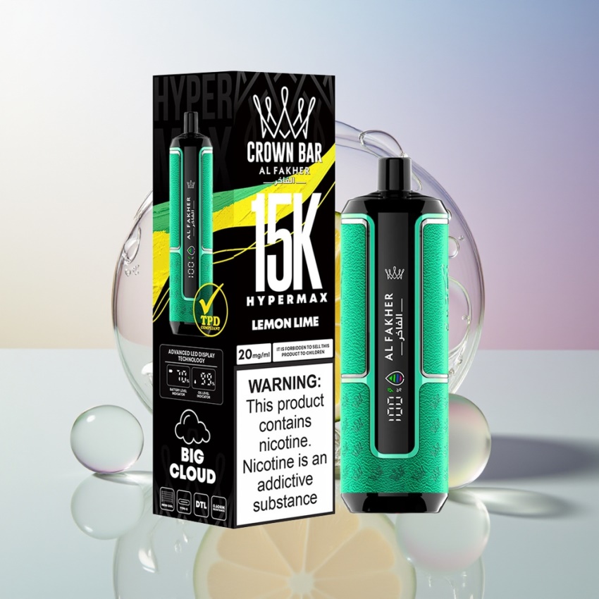 Al Fakher Crown Bar 15K Hypermax 600mAh Citromlágy magyar nagykereskedés