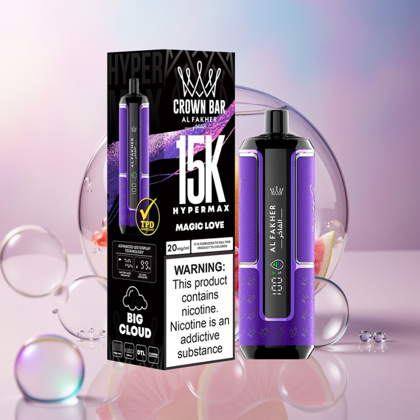 Al Fakher Crown Bar 15K Hypermax DTL 22ml magyar nagykereskedés Varázslatos Szerelem