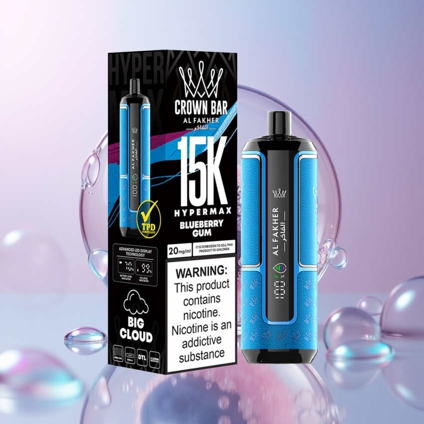 Al Fakher Crown Bar 15K Hypermax DTL 22ml magyar nagykereskedés Áfonya Rágó