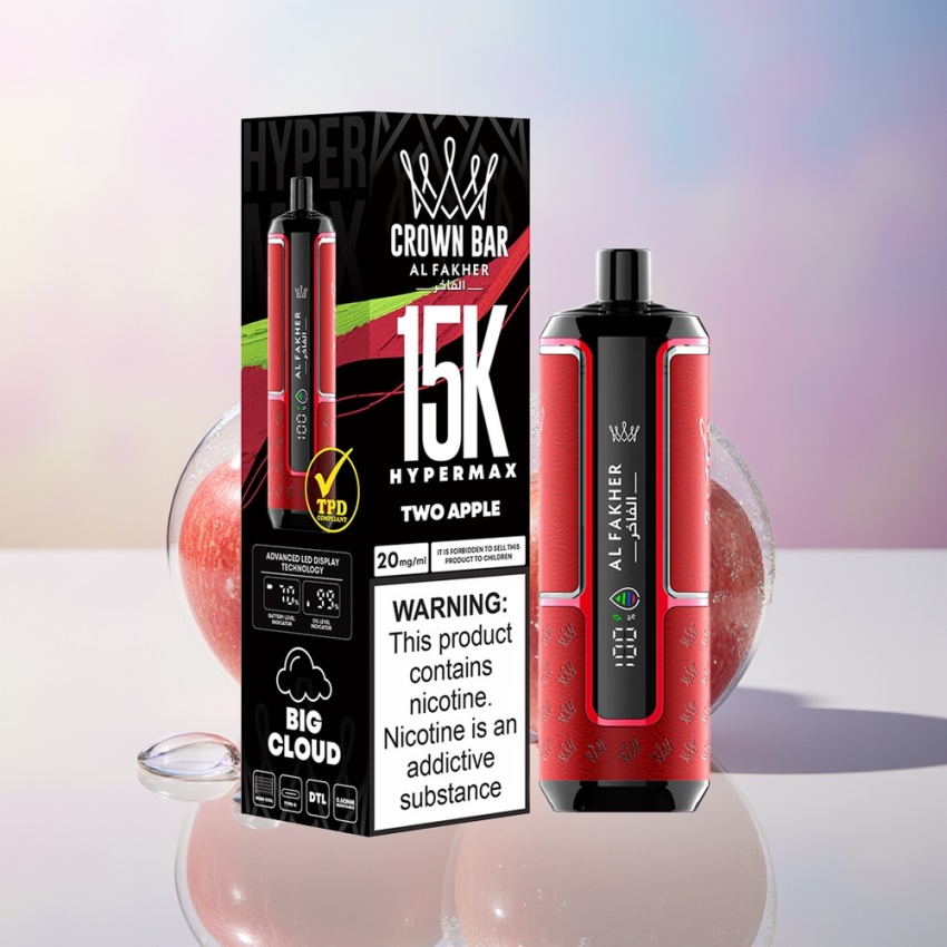 Al Fakher Crown Bar 15K Hypermax DTL magyar nagykereskedés Két Alma