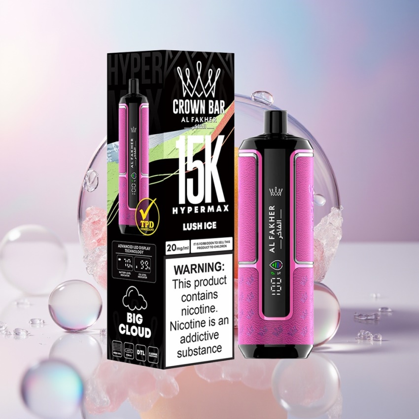 Al Fakher Crown Bar 15K Hypermax DTL magyar nagykereskedés Luch Jég
