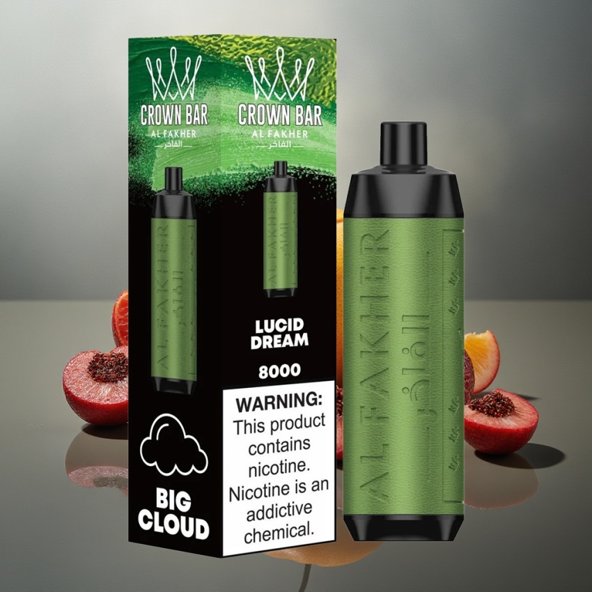 Al Fakher Crown Bar 8000 Crystal Tiszta Álom 18ml e-liqued tartály magyar nagykereskedés
