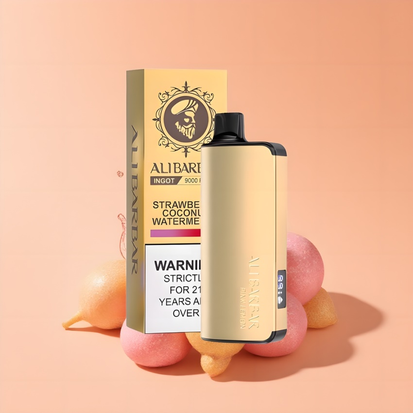 Alibarbar Ingot 9000 Puffs 2350mAh magyar nagykereskedés Rózsaszín Citrom