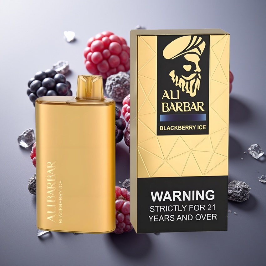 Alibarbar Rich 8000 Puffs Egyszer Használatos Vape Feketeáfonya Jég (magyar nagykereskedés)