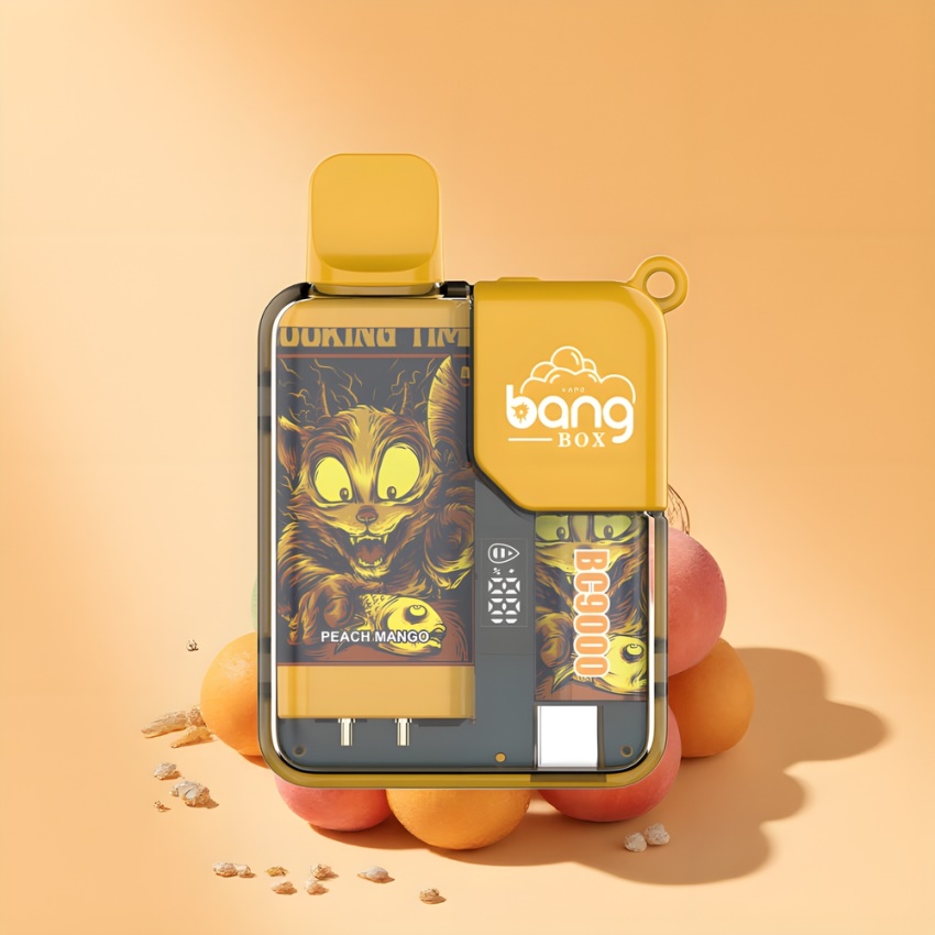 Bang Box 9000 Puffs Eladó Magyar Nagykereskedés Őszibarack-Mangó 14ml