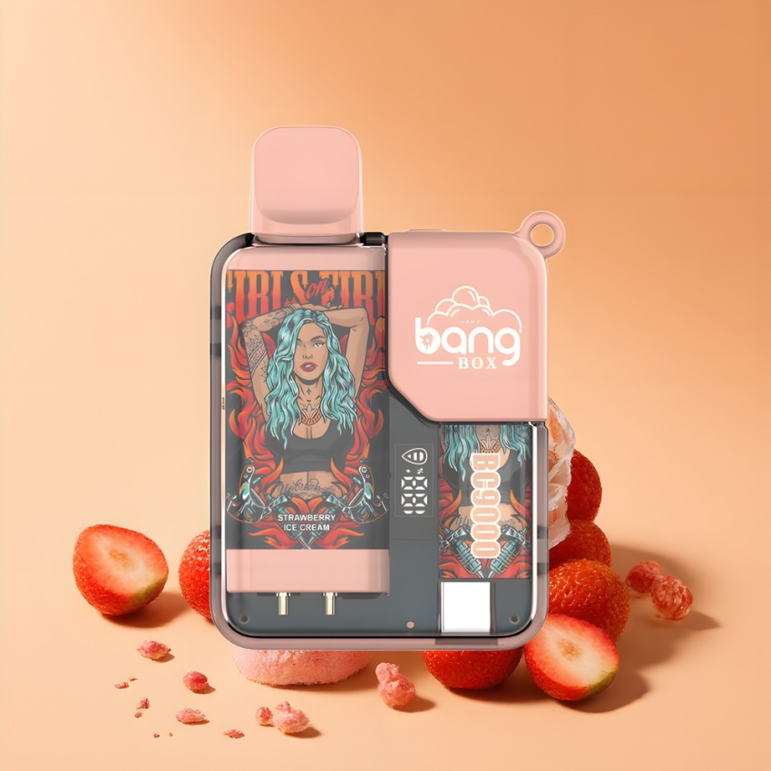 Bang Box 9000 Puffs magyar nagykereskedés 14ml Eper Fagylalt