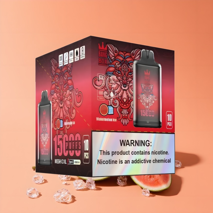 Bang Box King 15000 Puffs Eldobható Vízjég Dinnye magyar nagykereskedés 23ml
