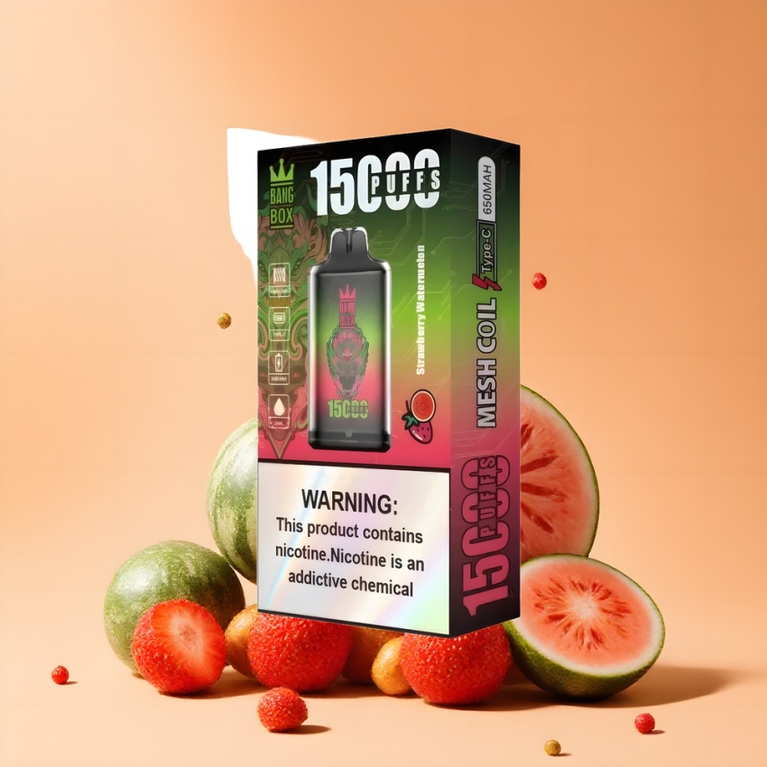 Bang Box King 15000 Puffs magyar nagykereskedés Eper-Görögdinnye 23ml