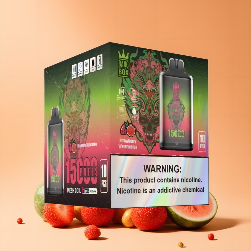 Bang Box King 15000 Puffs magyar nagykereskedés Eper-Görögdinnye 23ml