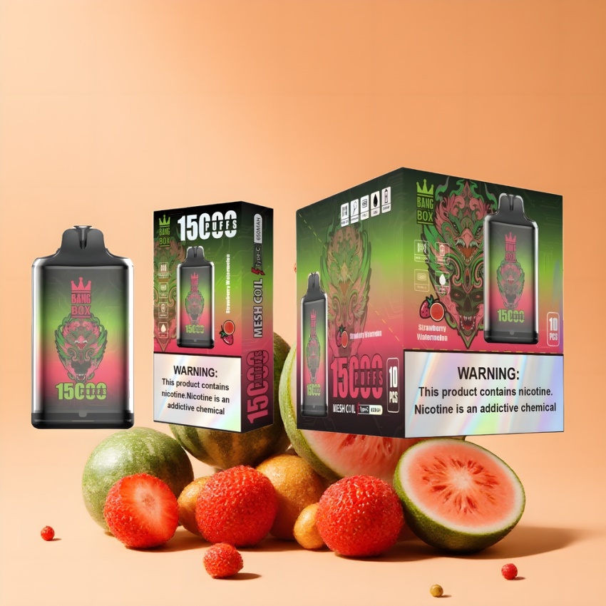 Bang Box King 15000 Puffs magyar nagykereskedés Eper-Görögdinnye 23ml