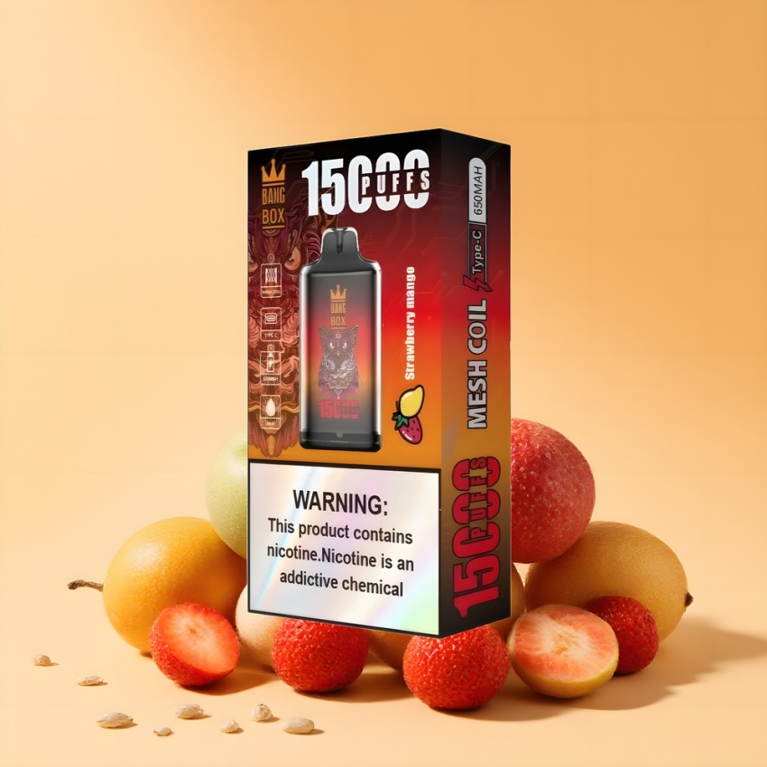 Bang Box King 15000 Puffs magyar nagykereskedés Eper-Mangó (23ml)