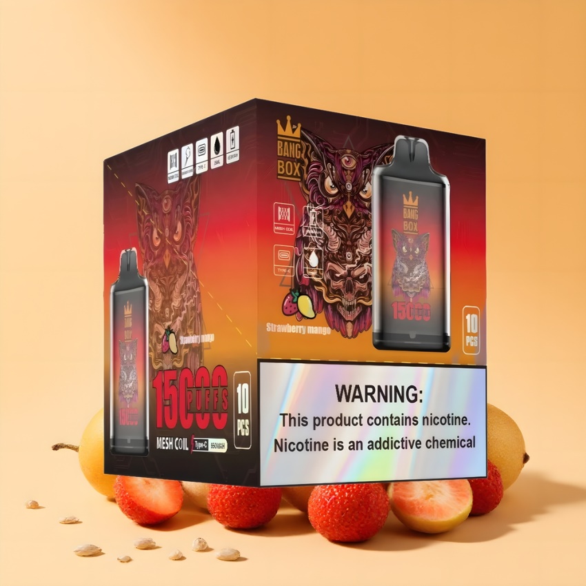 Bang Box King 15000 Puffs magyar nagykereskedés Eper-Mangó (23ml)