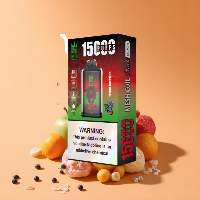 Bang Box King 15000 Puffs magyar nagykereskedés Hármas Bogyó Jég