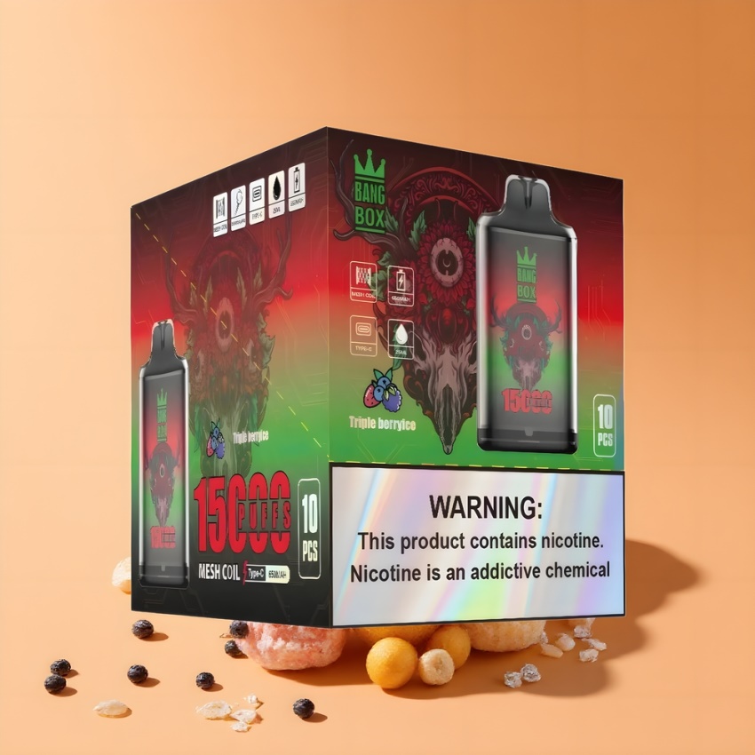 Bang Box King 15000 Puffs magyar nagykereskedés Hármas Bogyó Jég