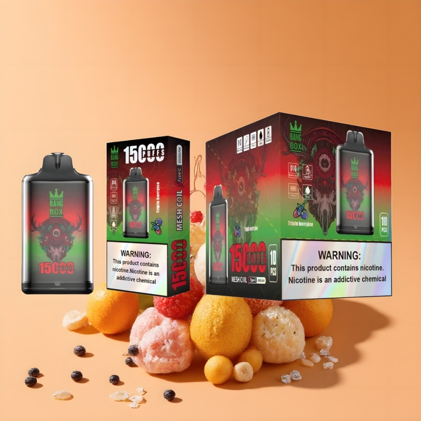 Bang Box King 15000 Puffs magyar nagykereskedés Hármas Bogyó Jég