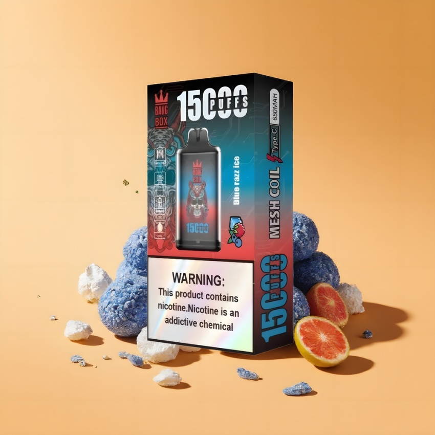 Bang Box King 15000 Puffs magyar nagykereskedés Kék Ribizli Jég Disposable Vape