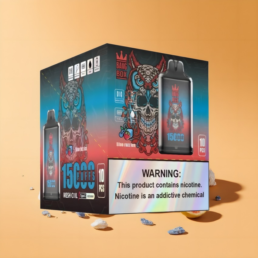 Bang Box King 15000 Puffs magyar nagykereskedés Kék Ribizli Jég Disposable Vape