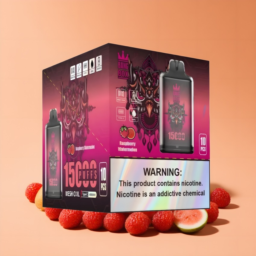 Bang Box King 15000 Puffs magyar nagykereskedés Málna Görögdinnye