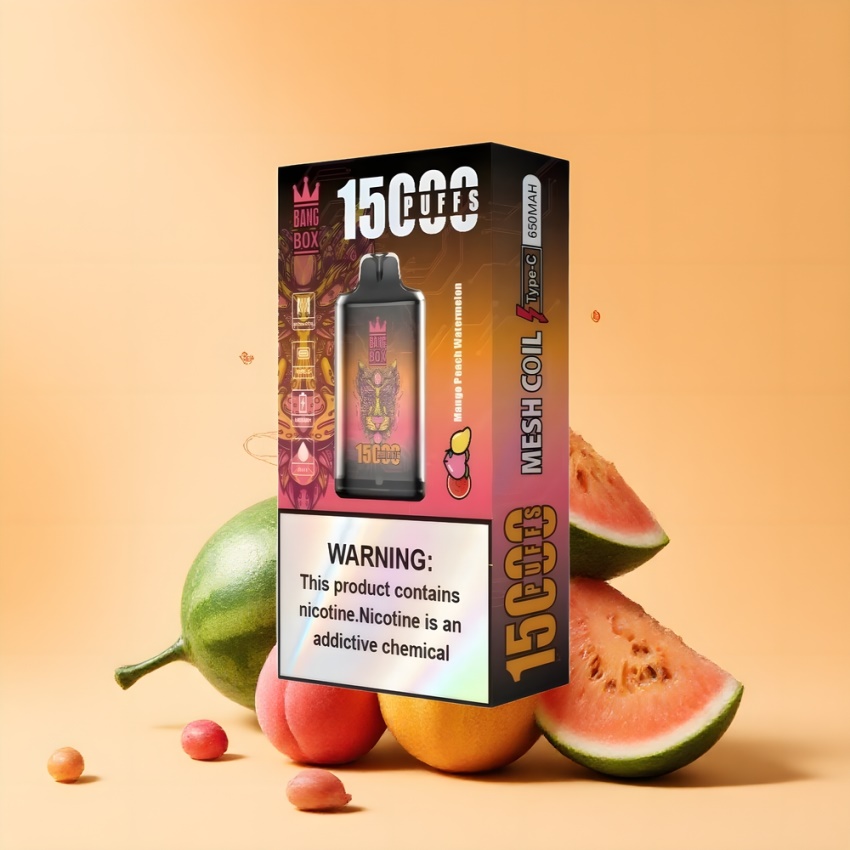 Bang Box King 15000 Puffs magyar nagykereskedés Mangó Őszibarack Görögdinnye