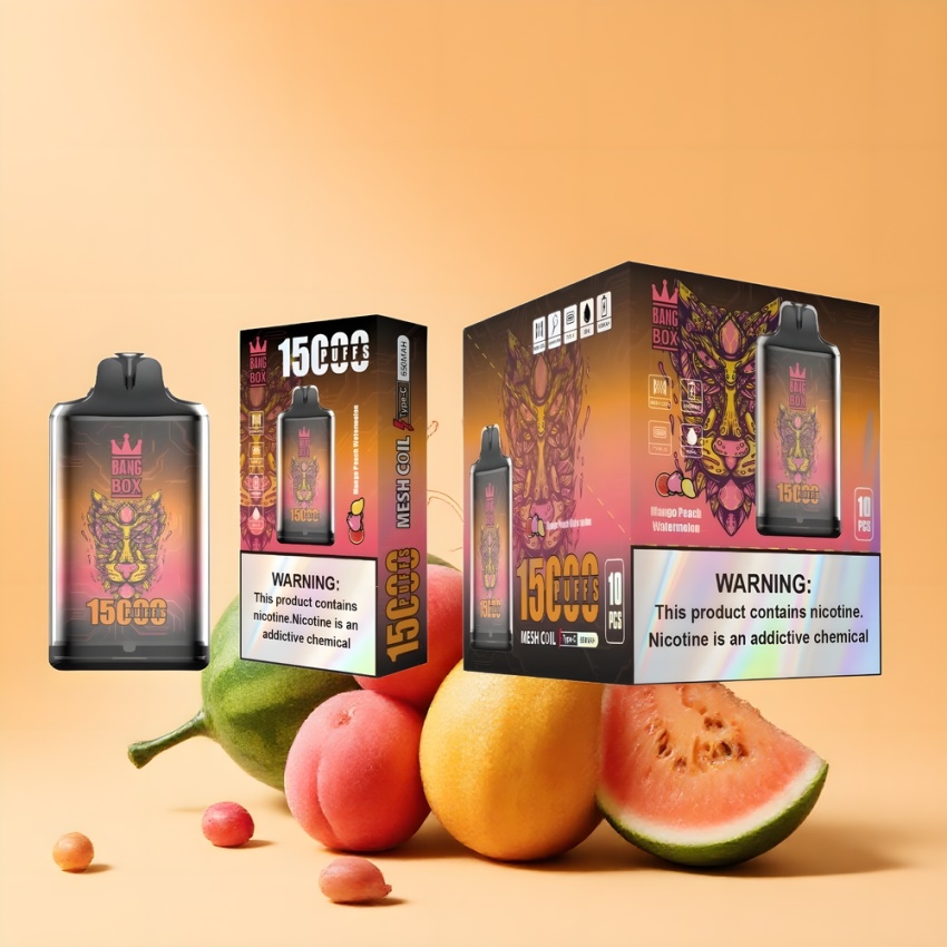 Bang Box King 15000 Puffs magyar nagykereskedés Mangó Őszibarack Görögdinnye