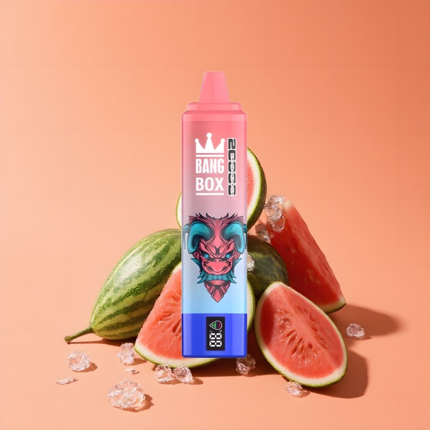 Bang Box King 20000 Puffs Eldobható Vape Görögdinnye Jég magyar nagykereskedés Mesh Coil