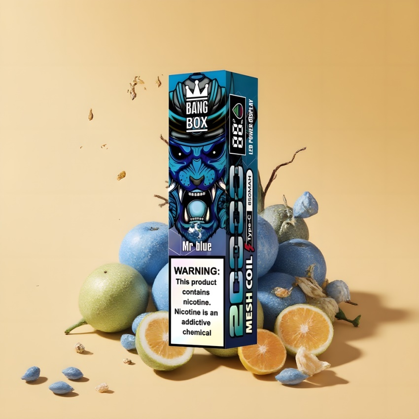 Bang Box King 20000 Puffs Kék (Mr Blue) magyar nagykereskedés Mesh Coil