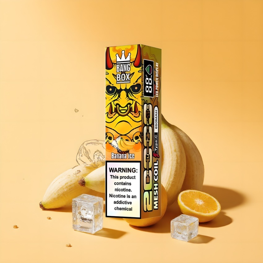 Bang Box King 20000 Puffs magyar nagykereskedés Banán Jég