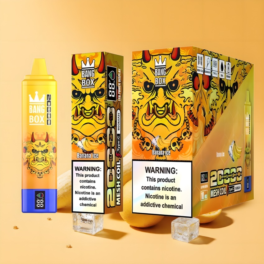 Bang Box King 20000 Puffs magyar nagykereskedés Banán Jég