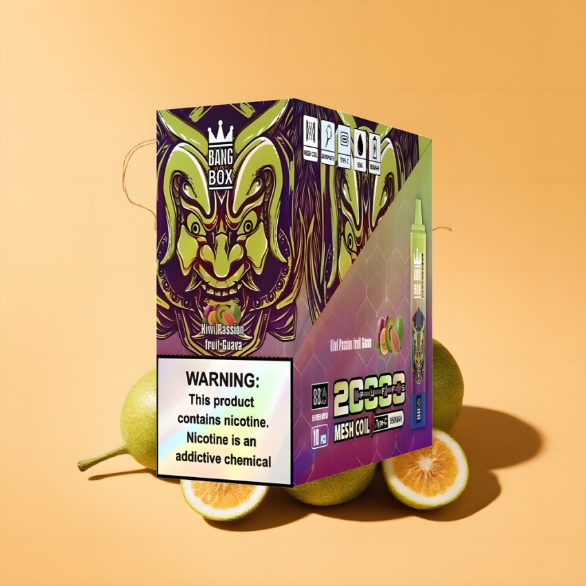 Bang Box King 20000 Puffs magyar nagykereskedés Kivi Szenvedély Gyümölcs Guava