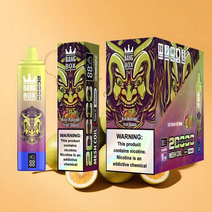 Bang Box King 20000 Puffs magyar nagykereskedés Kivi Szenvedély Gyümölcs Guava