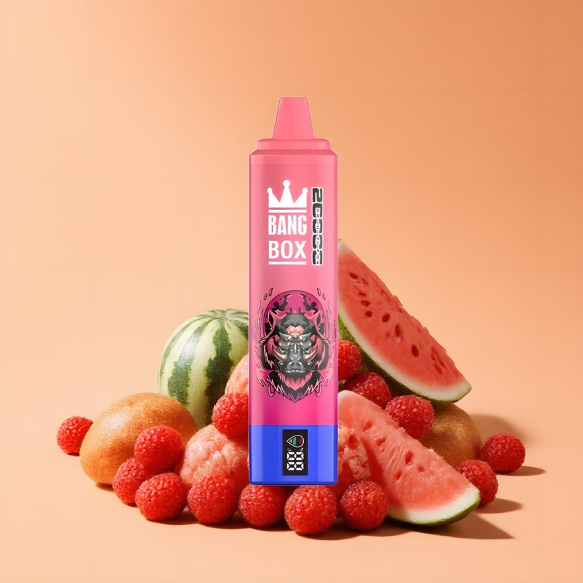 Bang Box King 20000 Puffs magyar nagykereskedés Málna Görögdinnye Mesh Coil
