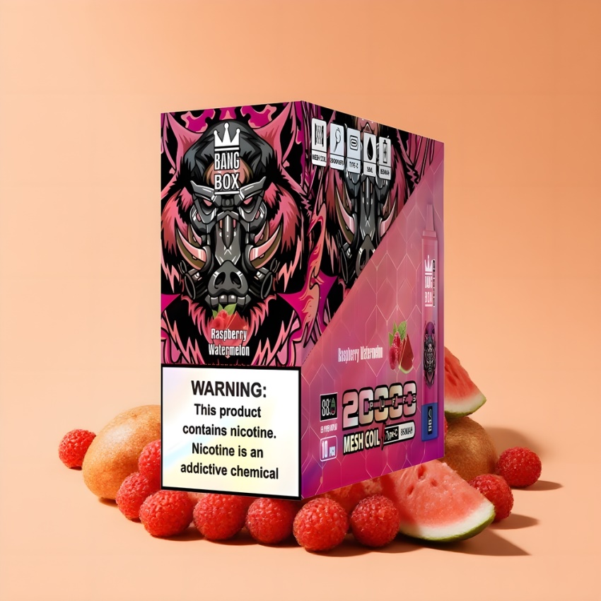 Bang Box King 20000 Puffs magyar nagykereskedés Málna Görögdinnye Mesh Coil