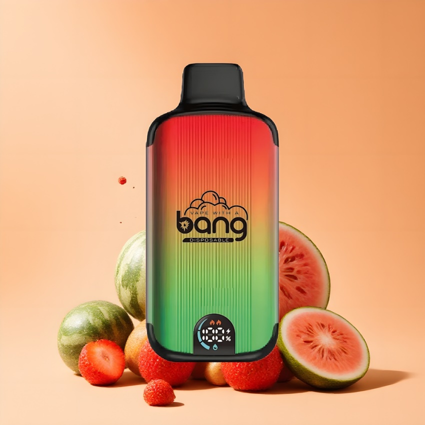Bang 20000 Puffs magyar nagykereskedés Erommal Dual Mesh eGépáramló eper-görögdinnye