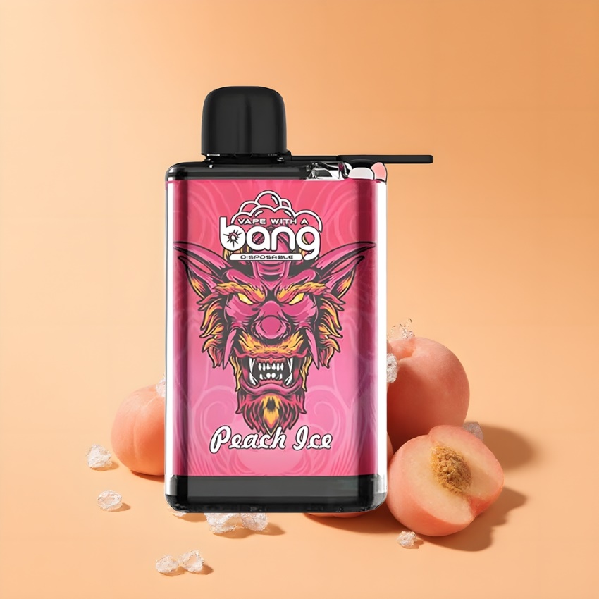 Bang 28000 Puffs Disposable Vape 30ml magyar nagykereskedés Őszibarack Jég