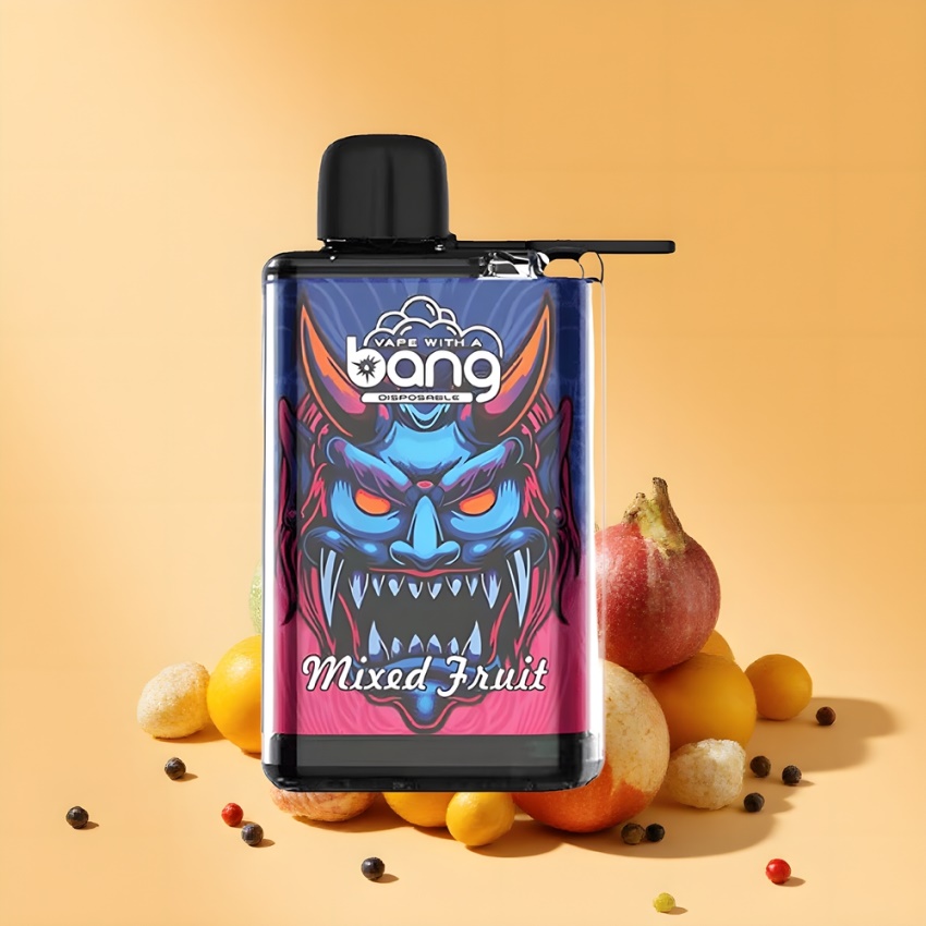 Bang 28000 Puffs Egyszerhasználatos E-liquides 30ml Vape Vegyes Gyümölcs magyar nagykereskedés