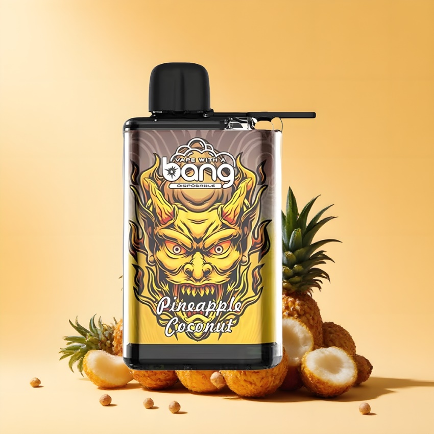 Bang 28000 Puffs Eldobható Vape Ananász-Kókusz, 5% Nikotin, magyar nagykereskedés