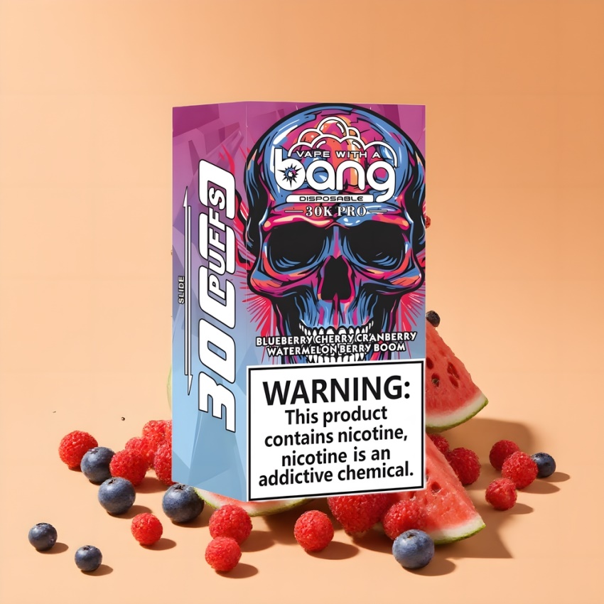 Bang 30K Pro 30000 Puffs Dual-Flavor magyar nagykereskedés Áfonya-Cseresznye-Érse-Vídinia Bogyórobbanás