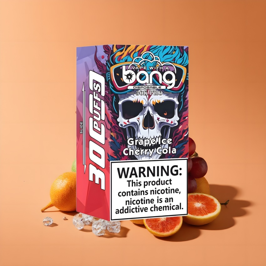 Bang 30K Pro 30000 Puffs magyar nagykereskedés 36ml Jég Szőlő & Cseresznye Kóla